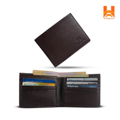 Pull Up Hingare Brand Wallet New causal 100% Genuine Leather Medium Wallet