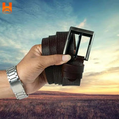 HINGARE Special Edition Genuine Leather Men's Belt - Formal or Casual Black & Brown Best Quality Belt