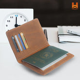 Genuine Leather Passport Cover Travel Accessories With Card Holder