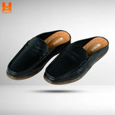 Genuine Leather Premium Half Loafer Shoe Hingare Smart Lifestyle Fashion Casual Men's Leather Shoes