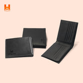 Pull Up Hingare Brand Wallet New causal 100% Genuine Leather Medium Wallet