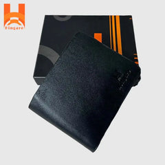 Slim Design Genuine Leather Short Wallet For Men's