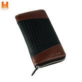 Top Grade Quality Genuine Leather Ladies Hand Purse Women's Fashion Combine Design Wallet