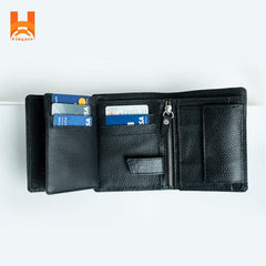 Hingare Supper Quality Leather Hi-Full Medium Wallet 100% Genuine Leather Wallet