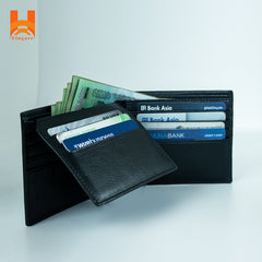 Pull Up Hingare Brand Wallet New causal 100% Genuine Leather Medium Wallet