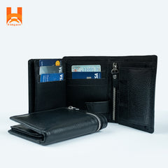 Hingare Supper Quality Leather Hi-Full Medium Wallet 100% Genuine Leather Wallet