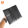 Premium Leather Long Wallet by Hingare 100% Original Premium Quality Leather Long Wallet