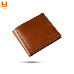 Classical Original Leather Wallet for Men's grain cow leather brown Wallet
