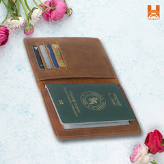 Genuine Leather Passport Cover Travel Accessories With Card Holder