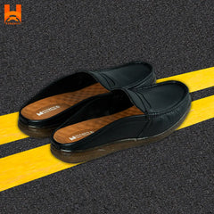 Genuine Leather Premium Half Loafer Shoe Hingare Smart Lifestyle Fashion Casual Men's Leather Shoes