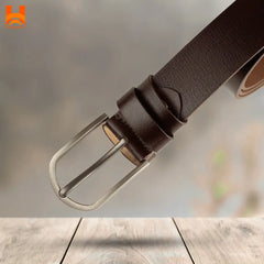 High Grade Genuine Leather Belts For Men's 2" Wide One Part Plain Ring Buckle Belt