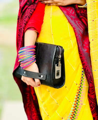 Hingare Smart Anti-Theft Fingerprint Lock Handbags Genuine Leather Large Capacity bag