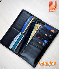 Best Hingare Affordable designer leather wallet 100% Genuine Leather Long Wallet
