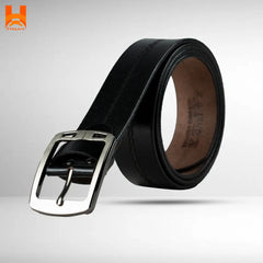 Middle Line Roller Embossed Men's Genuine Leather Belt Formal & Casual 100% Original Leather Belts