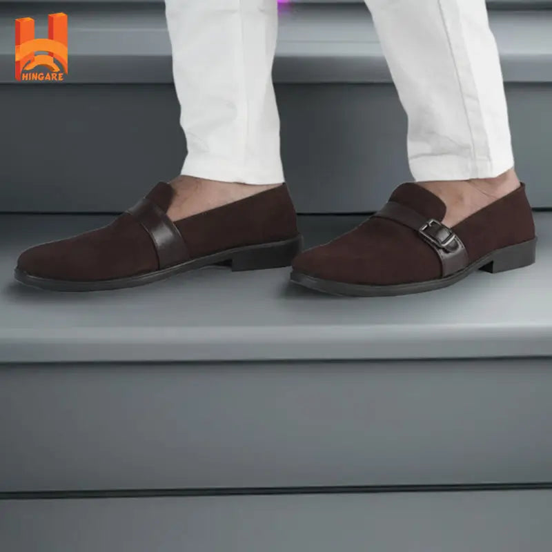 Plain Luxury Original Leather Mens Shoes Casual Genuine Leather Shoes