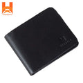 Slim Design Genuine Leather Short Wallet For Men's