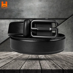 Smart Fashion "S" Design Buckle Genuine Leather Belts Formal & Casual Original Leather Gear Belt