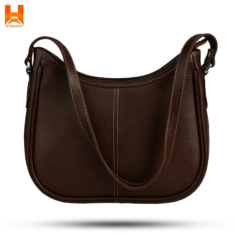 Western Style Genuine Leather Crossbody Bag for Women's Shoulder Bag